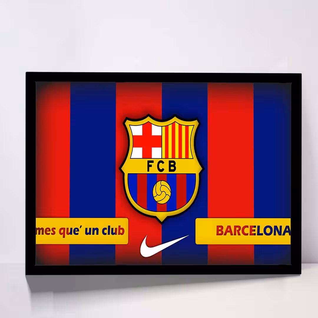 تابلو مدل FCB Logo کد F-12010