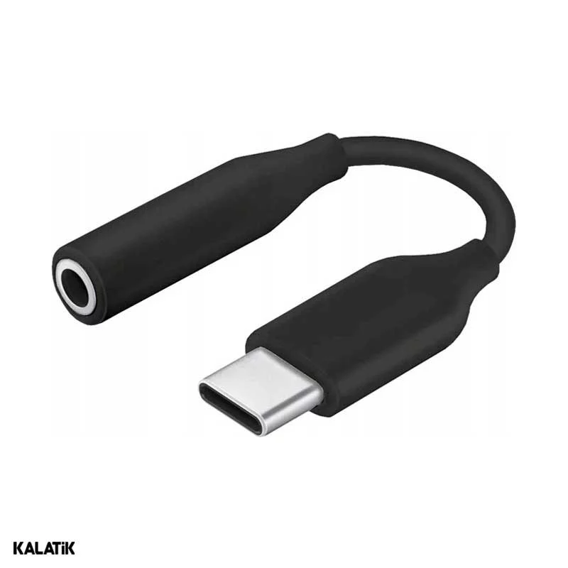 کابل تبدیل USB-C به جک 3.5 میلی متر طرح سامسونگ به طول 8 سانتی متر