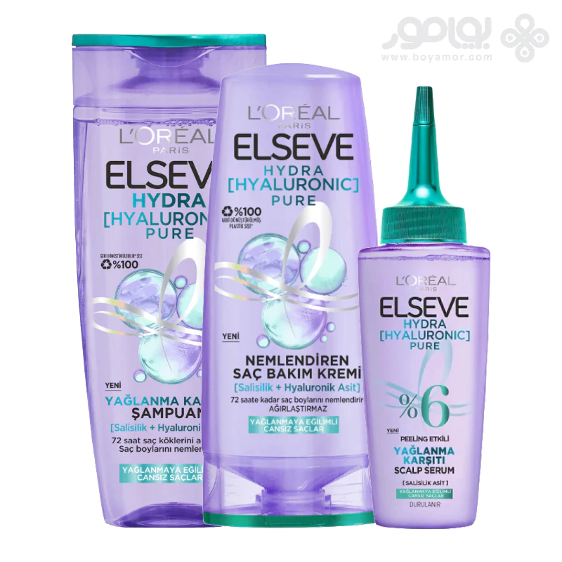 ست آبرسان و متعادل کننده چربی لورال السیو مدل HYDRA PURE