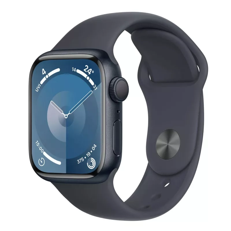 اپل واچ سری 9 آلومینیومی 45 میلی‌متر با بند سیلیکونی