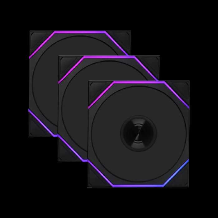 فن کیس لیان لی UNI FAN TL Wireless 120 Black بسته 3 عددی | فروشگاه تکاف