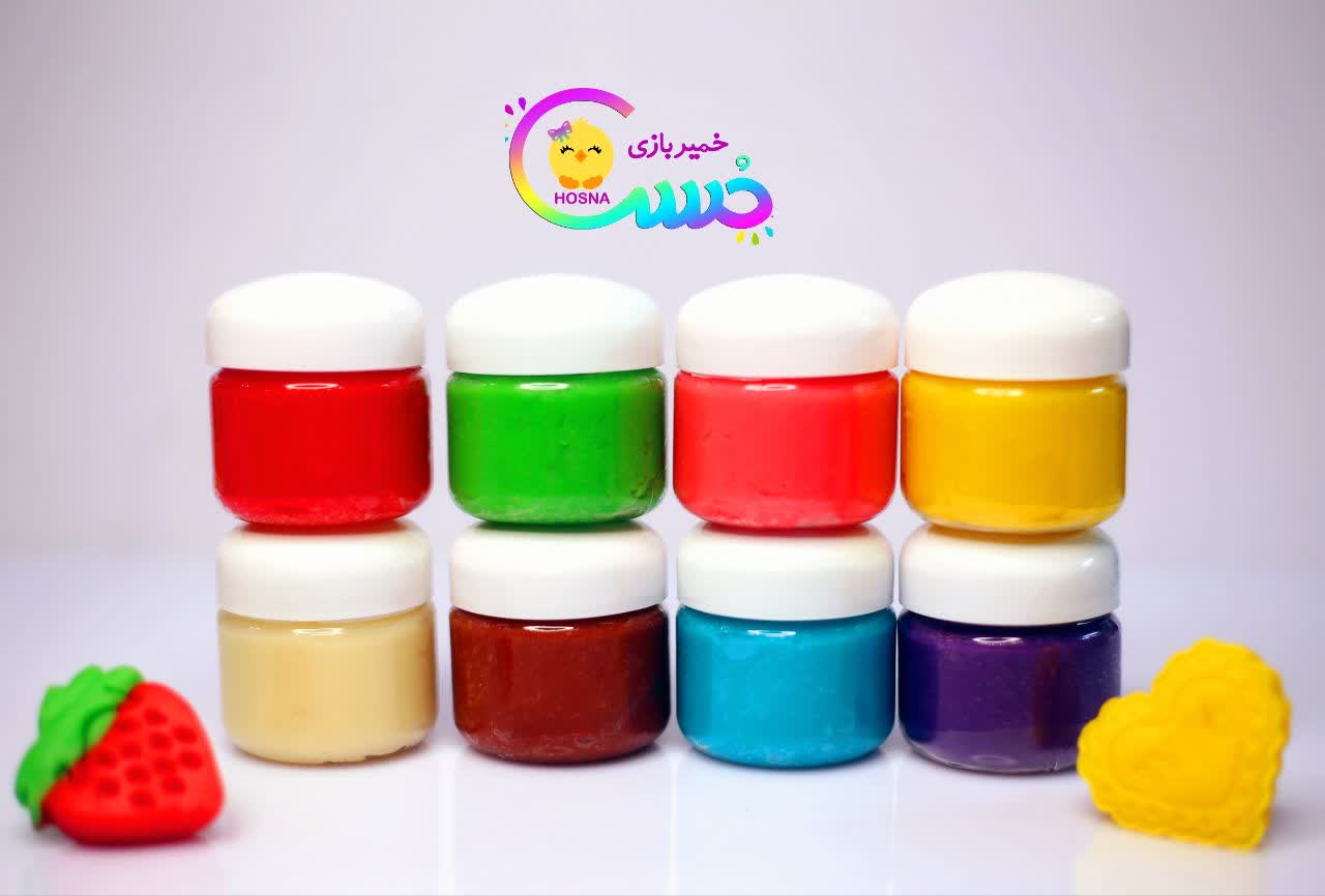 خمیربازی 8 رنگ 100 گرمی