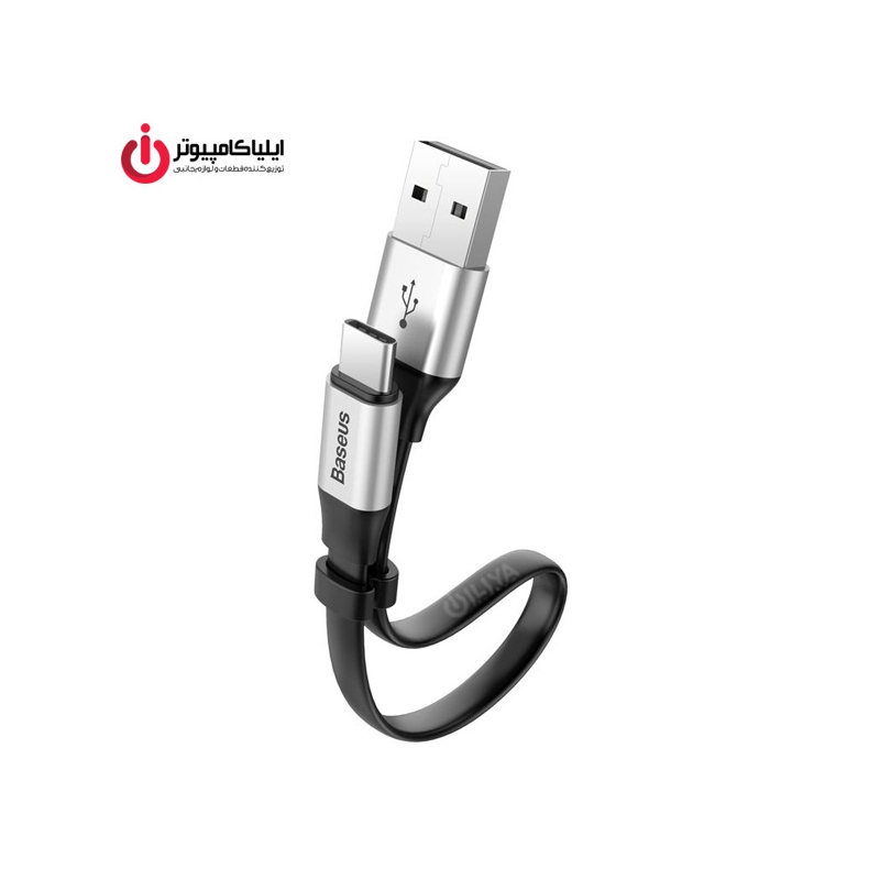 کابل فلت فست شارژ Type-C بیسوس مدل CATMBJ-0S به طول 23 سانتی متر