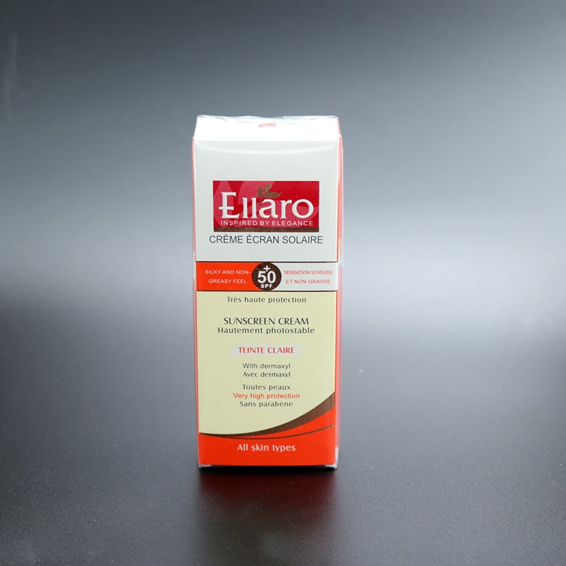 کرم ضدآفتاب بژروشن SPF50 الارو انواع پوست 50 میل 90429