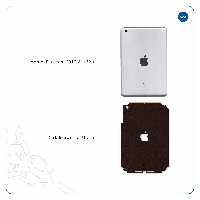 برچسب پوششی ماهوت مدل Dark-Brown-Leather مناسب برای تبلت اپل iPad mini 2012 A1432