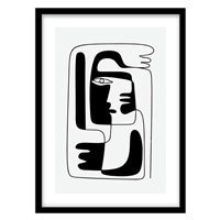 قیمت و خرید تابلو دکوراتیو مدل نقاشی پرتره انتزاعی کد 1712