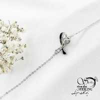 دستبند نقره پاپیونی عیار925 کد 18479