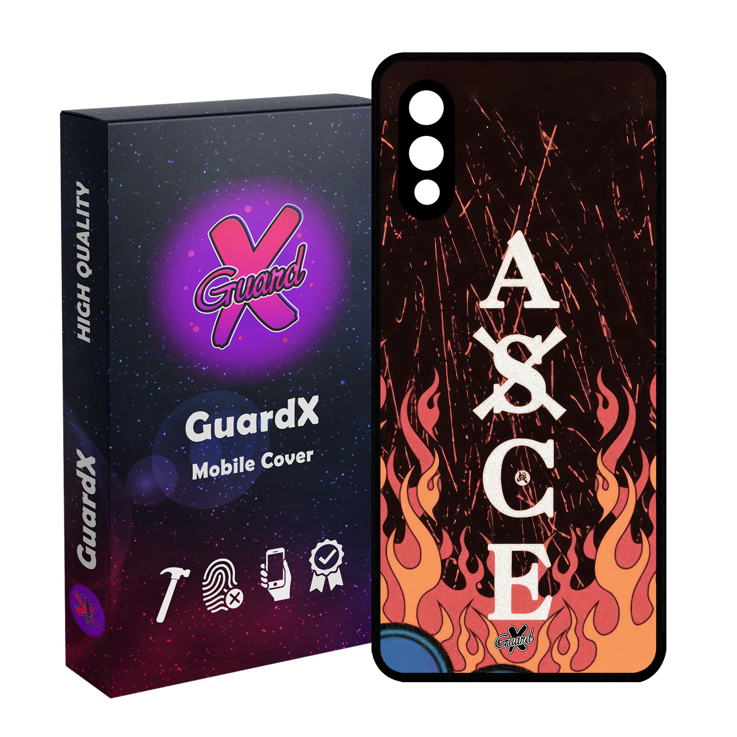 کاور گارد ایکس طرح انیمه مدل Glass10577 مناسب برای گوشی موبایل سامسونگ Galaxy A02 / M02