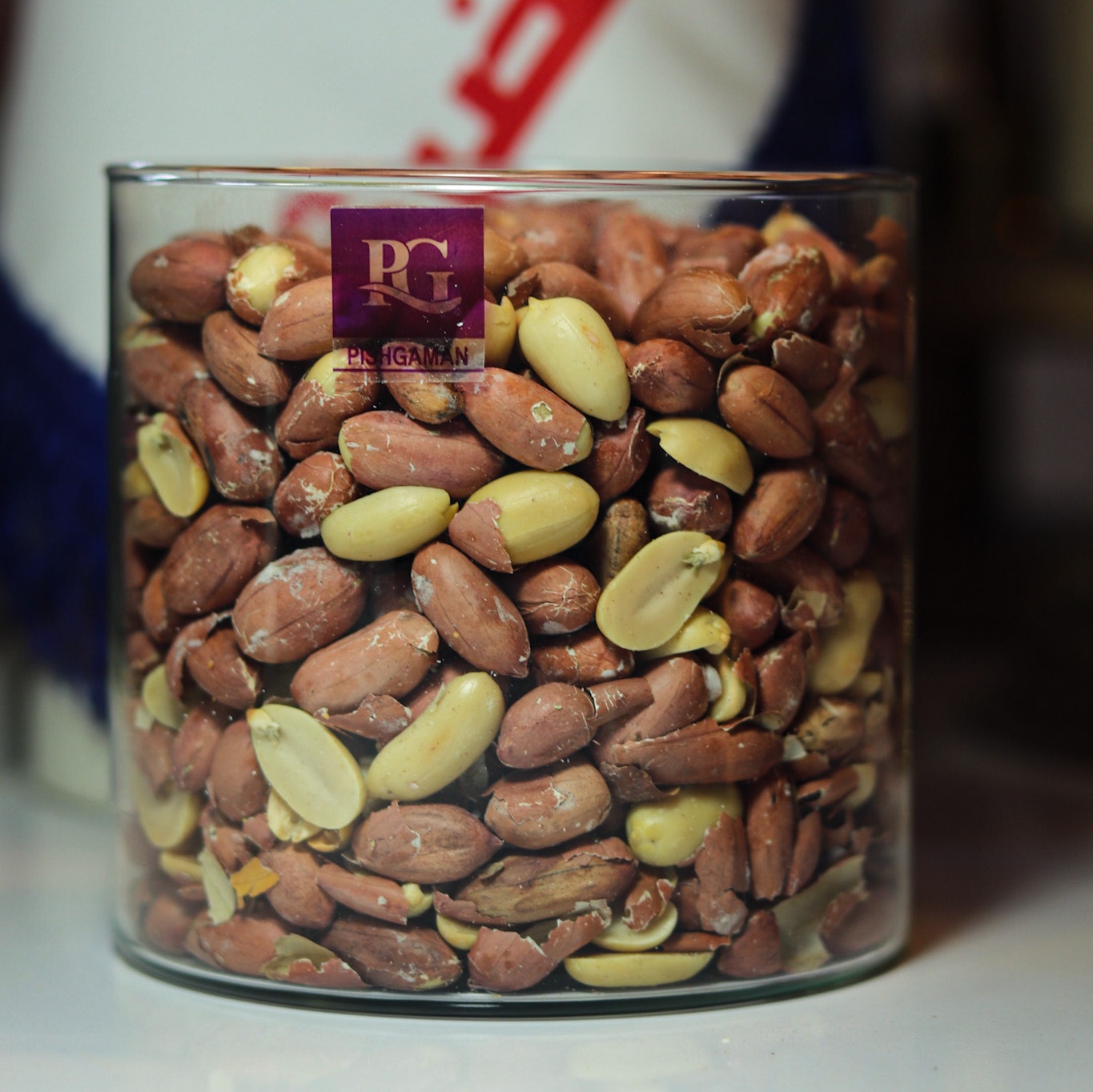 مغز بادام زمینی برشته(1کیلو)