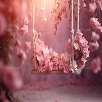 بک دراپ عکاسی با شکوفه صورتی زیبا | گرافیک با طعم تربچه