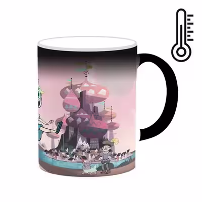 ماگ حرارتی کاکتی طرح کارتون Star Vs. The Forces Of Evil مدل mgh23279