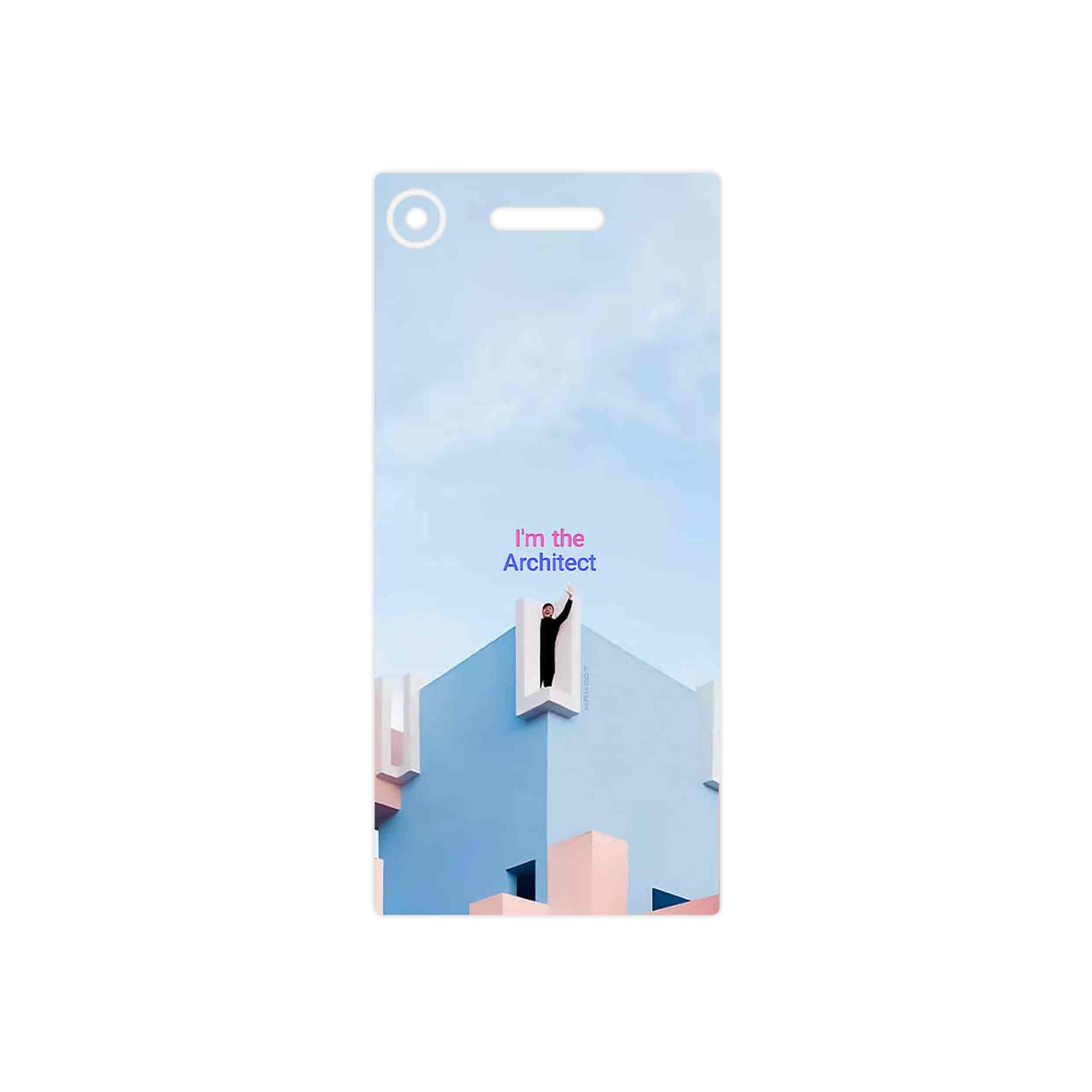 برچسب پوششی ماهوت مدل Architecture مناسب برای گوشی موبایل سونی Xperia XZ1