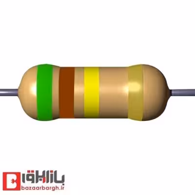 مقاومت 510 کیلو اهم 1/4 وات 5 درصد
