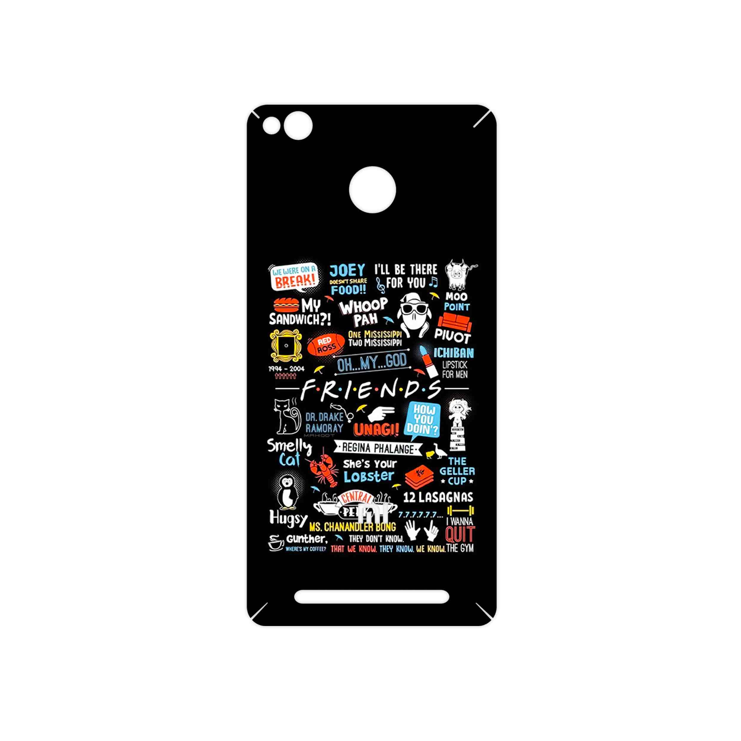 برچسب پوششی ماهوت مدل Friends 2 مناسب برای گوشی موبایل شیائومی Redmi 3 Pro