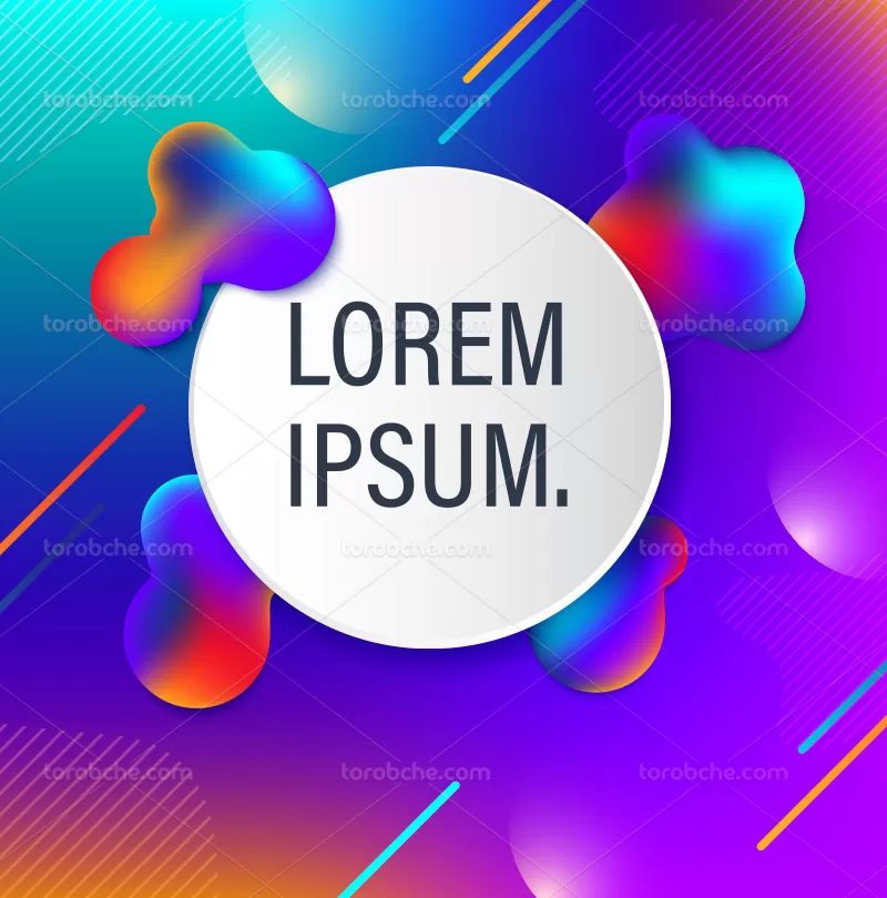 وکتور بکگراند خلاقانه | گرافیک با طعم تربچه