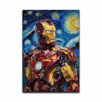 تابلو شاسی گوفی مدل اونجرز طرح مرد آهنی کد IronMan GOK52 | دنیای قاب