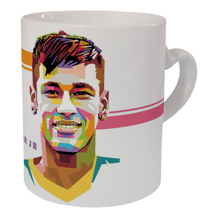 ماگ مدل دسته قلبی طرح نیمار کد 89