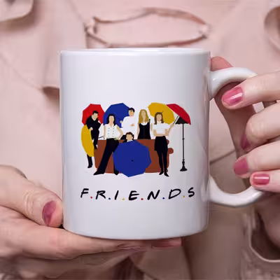 ماگ طرح friends مدل یلدا