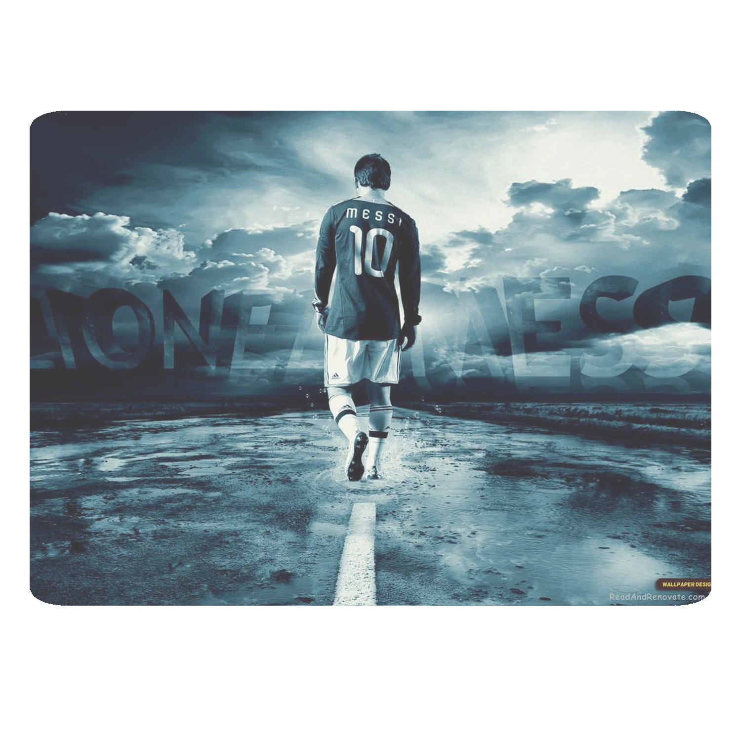 ماوس پد طرح مسی کد B73