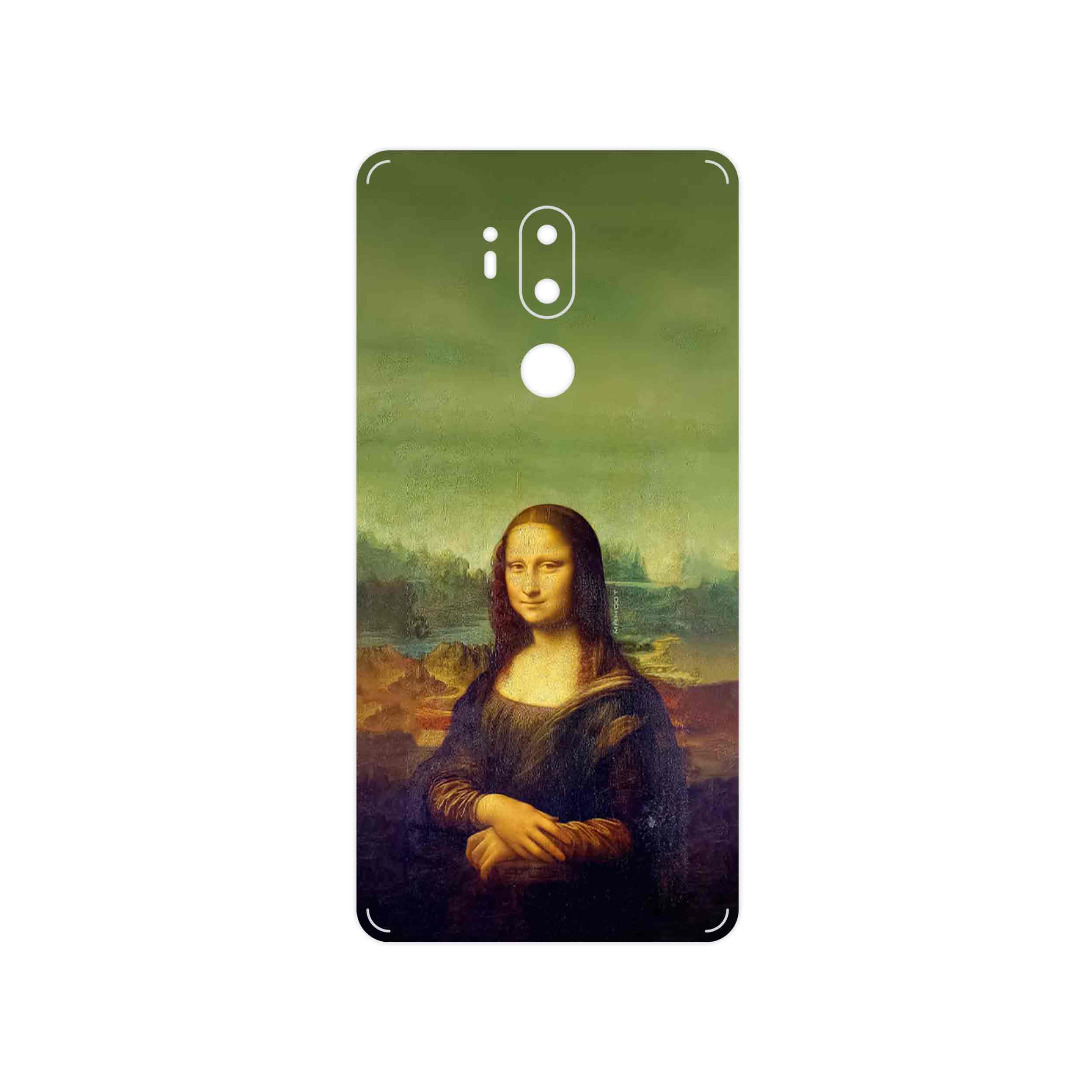 برچسب پوششی ماهوت مدل Mona Lisa of da Vinci مناسب برای گوشی موبایل ال جی G7 PLUS THINQ