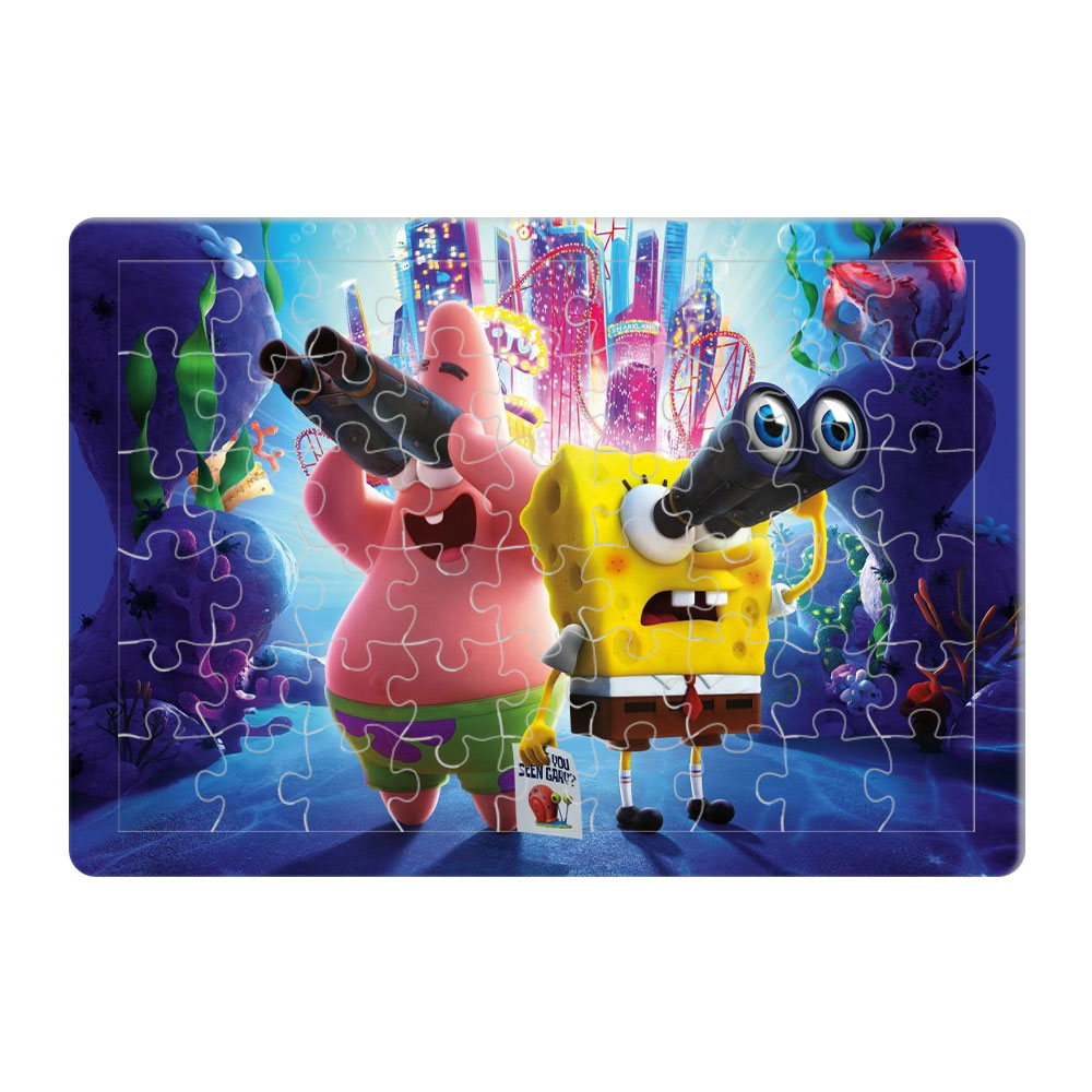 پازل 54 تکه طرح باب اسفنجی مدل P0052