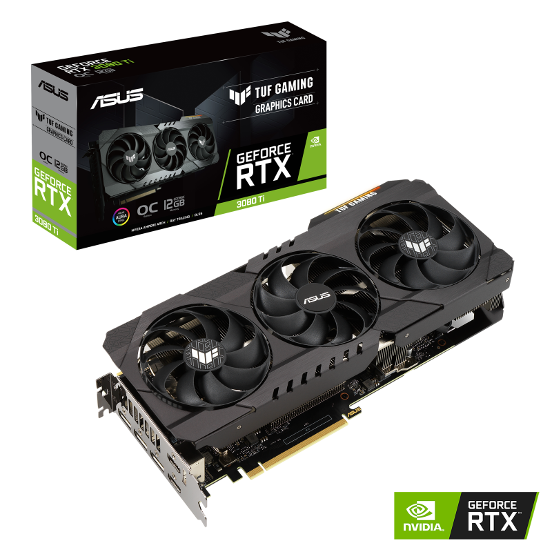 کارت گرافیک  ایسوس  مدل TUF-RTX3080TI-O12G-GAMING حافظه 12 گیگابایت