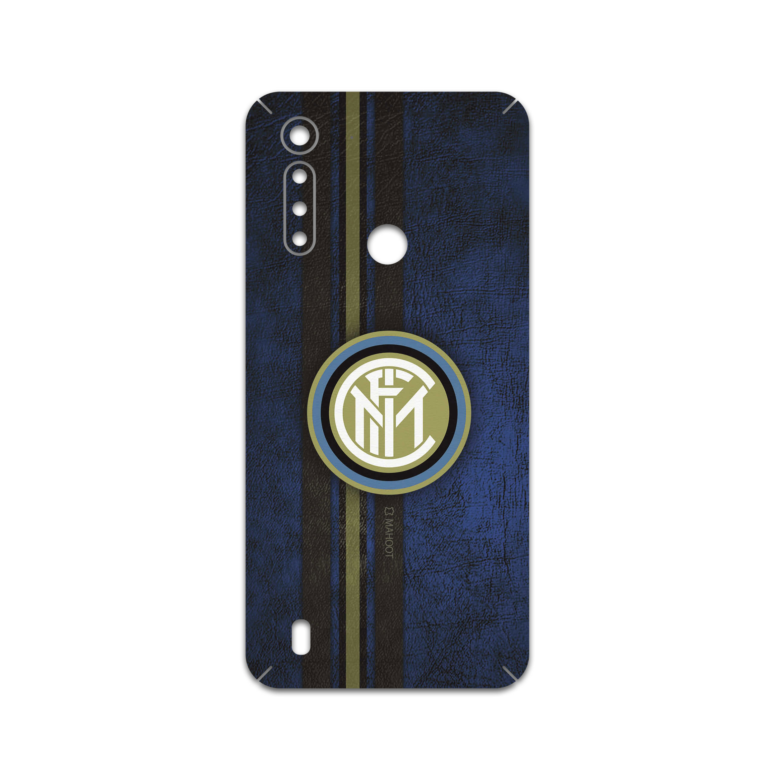 برچسب پوششی ماهوت مدل Inter-Milan-FC مناسب برای گوشی موبایل موتورولا Moto e6 Plus