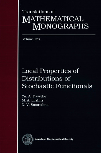 خرید و دانلود نسخه کامل کتاب Local Properties of Distributions of Stochastic Functionals