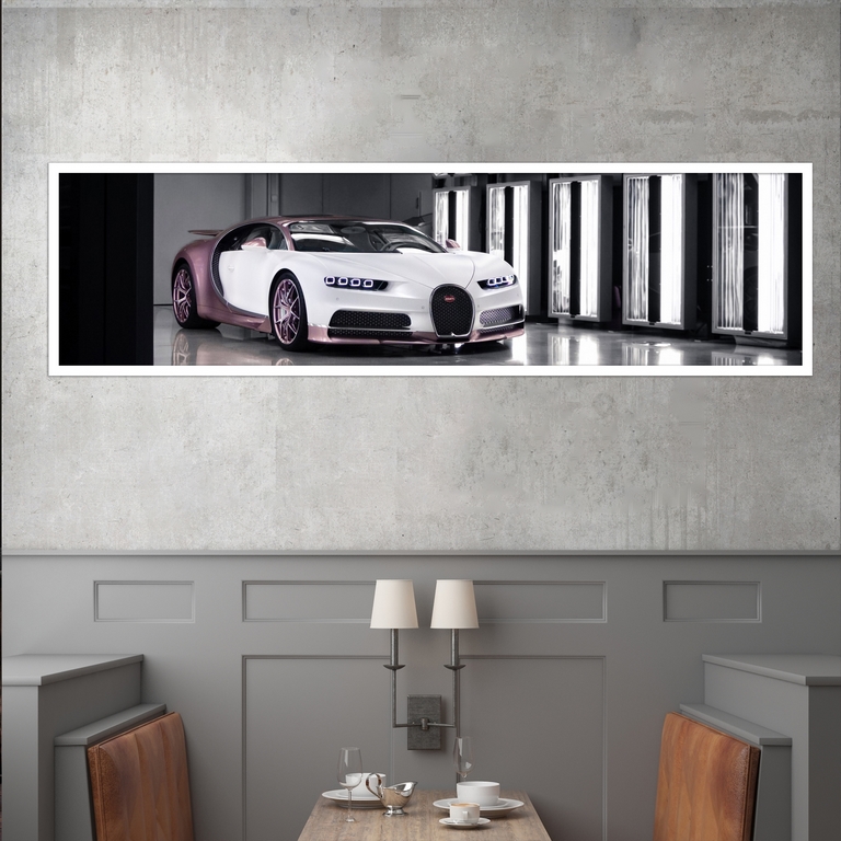 تابلو بکلیت طرح اتومبیل ماشین بوگاتی مدل کشیده W-7845