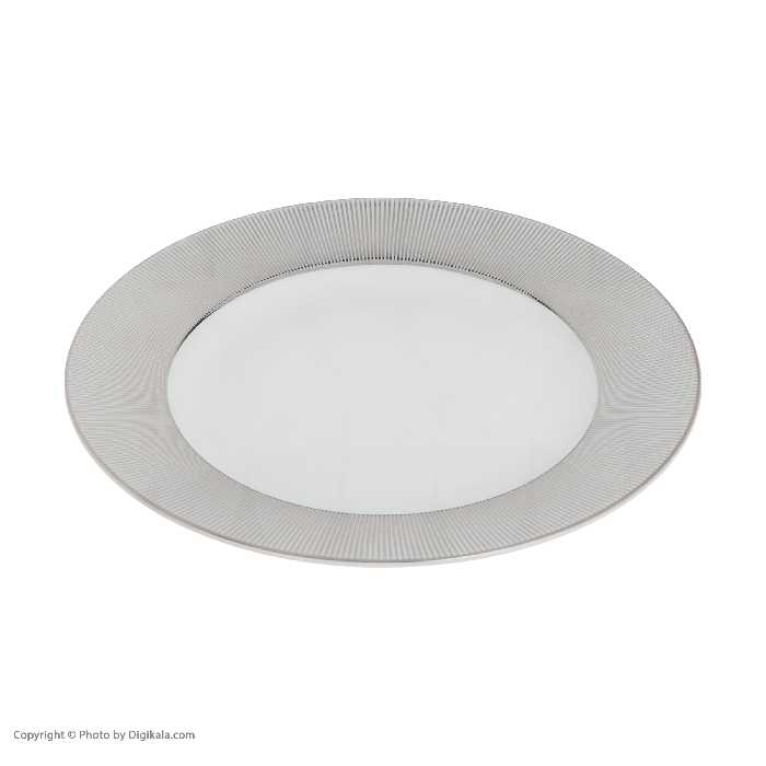 بشقاب غذاخوری چینی زرین ایران مدل پالادیوم کد 07 بسته 6 عددی