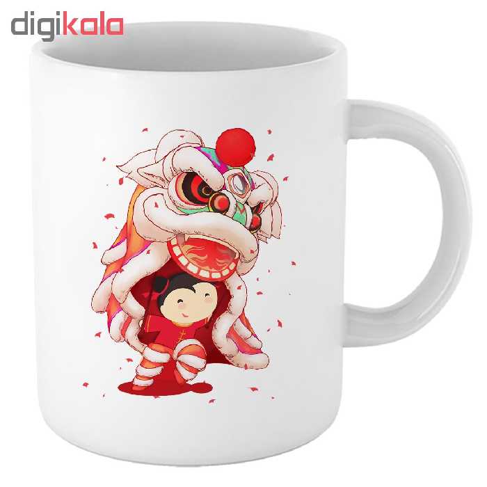 ماگ طرح اژدها کد 9624