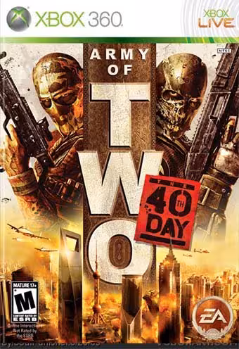 بازی ایکس باکس 360 Army of two II The 40th Day