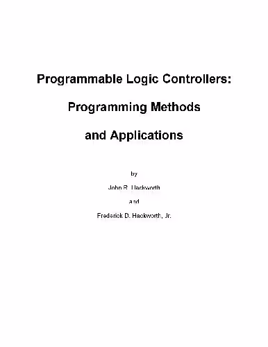 خرید و دانلود نسخه کامل کتاب PLC Programming Methods and Applications