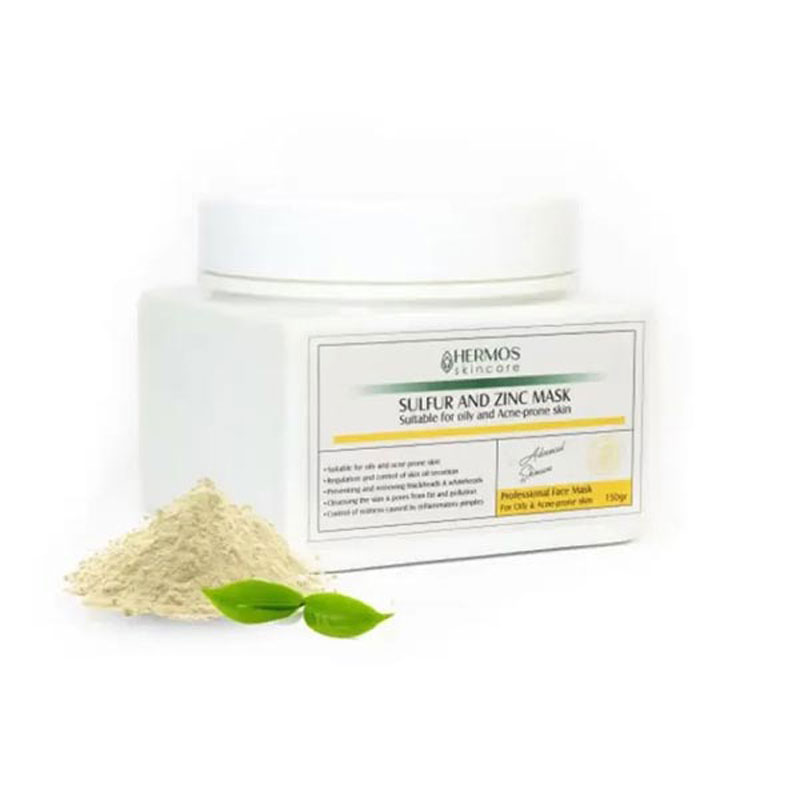 ماسک زینک و گوگرد ضد جوش هرموس حجم 150 گرم