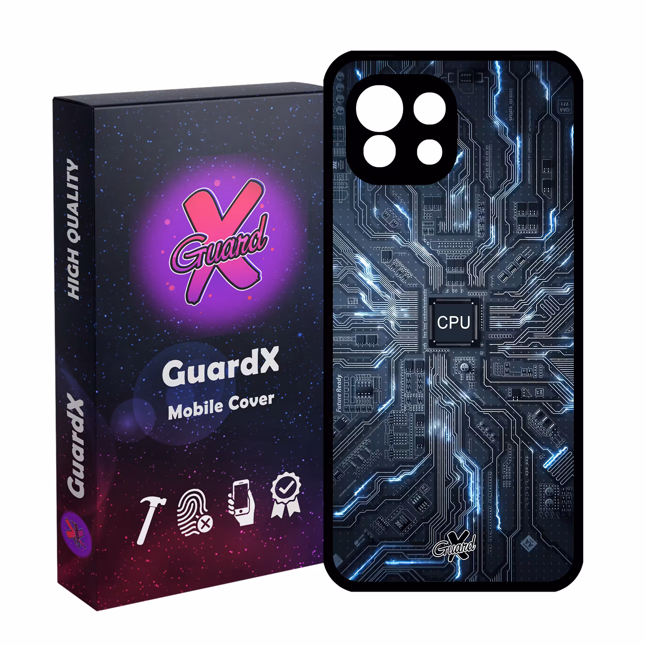 کاور گارد ایکس طرح CPU مدل Glass10504 مناسب برای گوشی موبایل شیائومی  MI 11 Lite