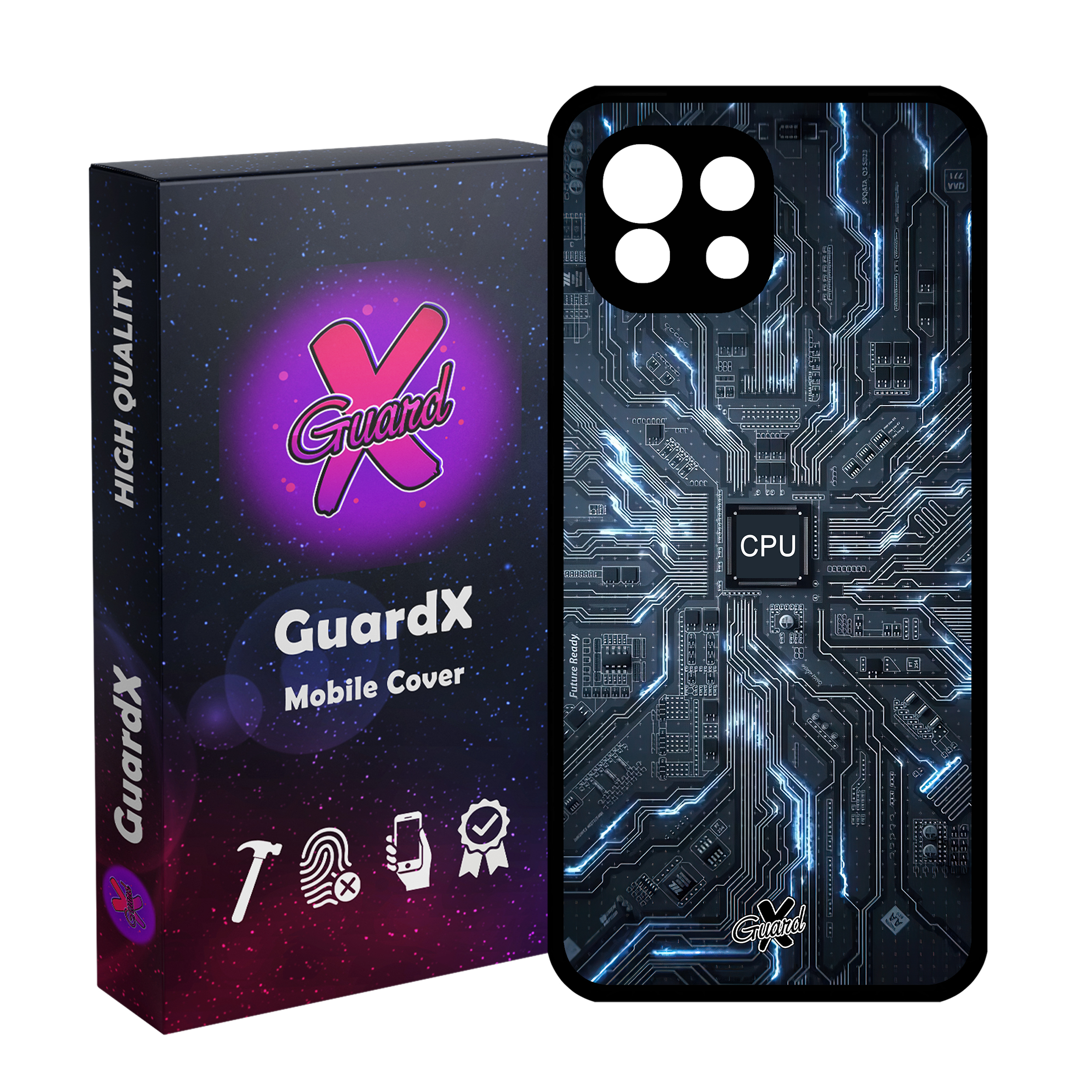 کاور گارد ایکس طرح CPU مدل Glass10504 مناسب برای گوشی موبایل شیائومی  MI 11 Lite