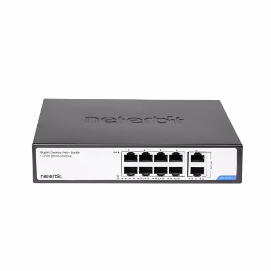 سوئیچ 10 پورت غیر مدیریتی نتربیت مدل NGS-F1010P-C
