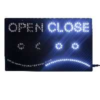 تابلو ال ای دی آیاز طرح باز و بسته کد 181