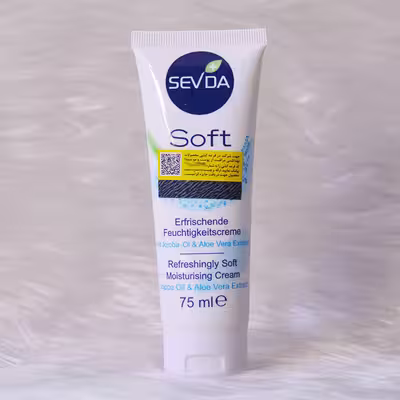 کرم مرطوب کننده سودا مدل soft حجم 75 میلی لیتر مجموعه 2 عددی
