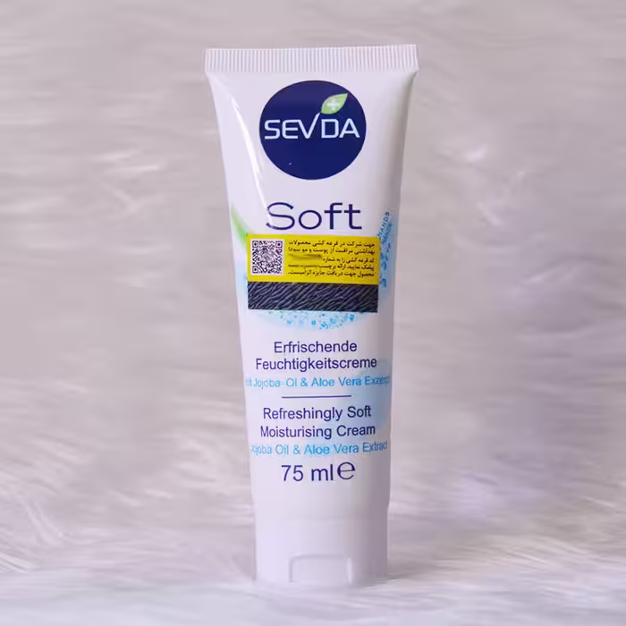 کرم مرطوب کننده سودا مدل soft حجم 75 میلی لیتر مجموعه 2 عددی