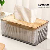 جا دستمال رویه چوبی لیمون 2372