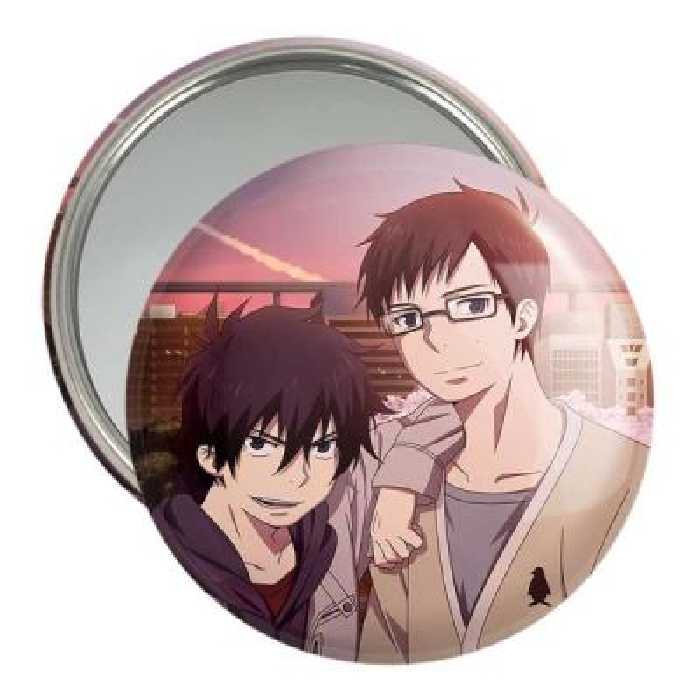 آینه جیبی خندالو مدل یوکیو و رین انیمه جنگیر آبی کد 16376