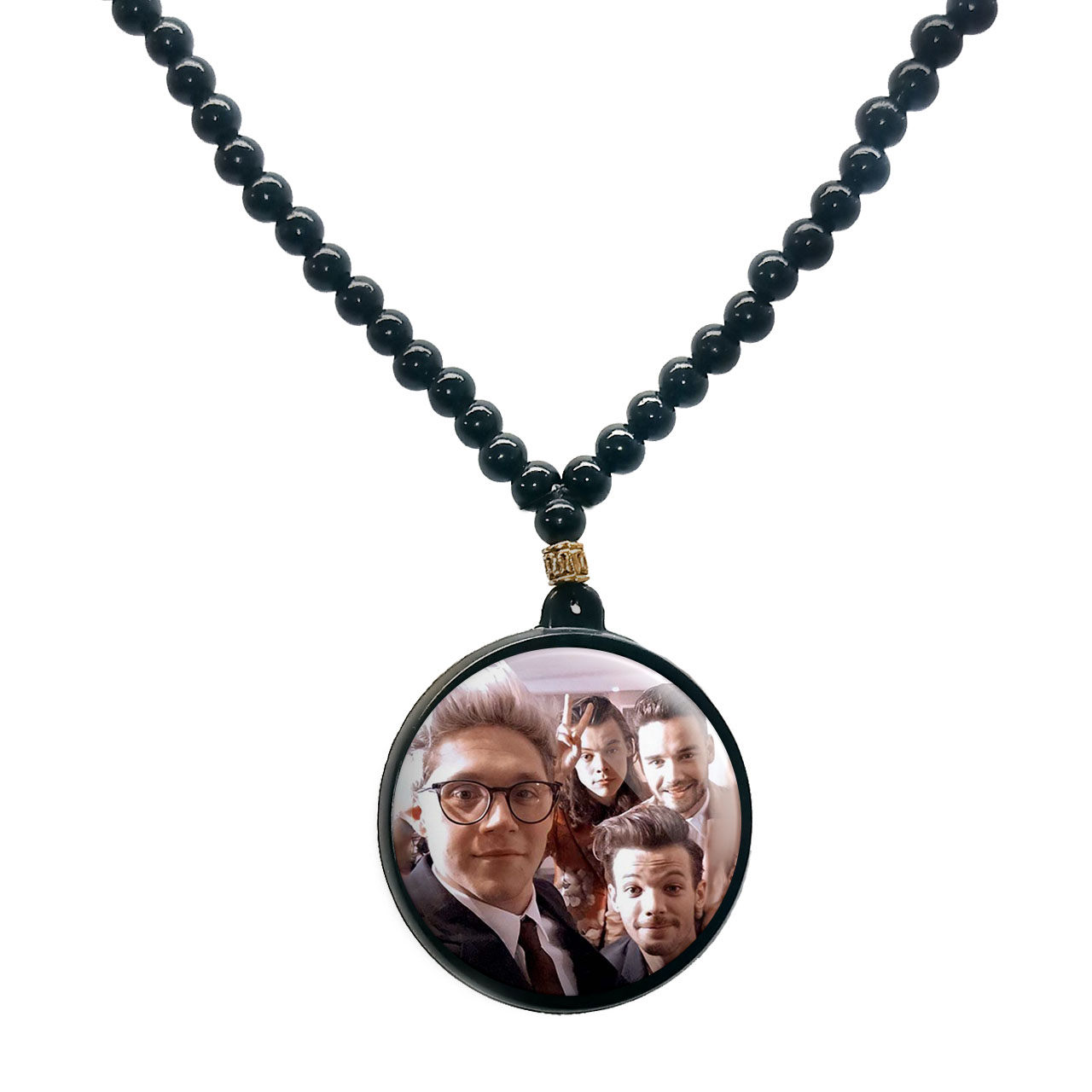 گردنبند پرمانه طرح One Direction کد pmd.13511 مدل دو طرفه