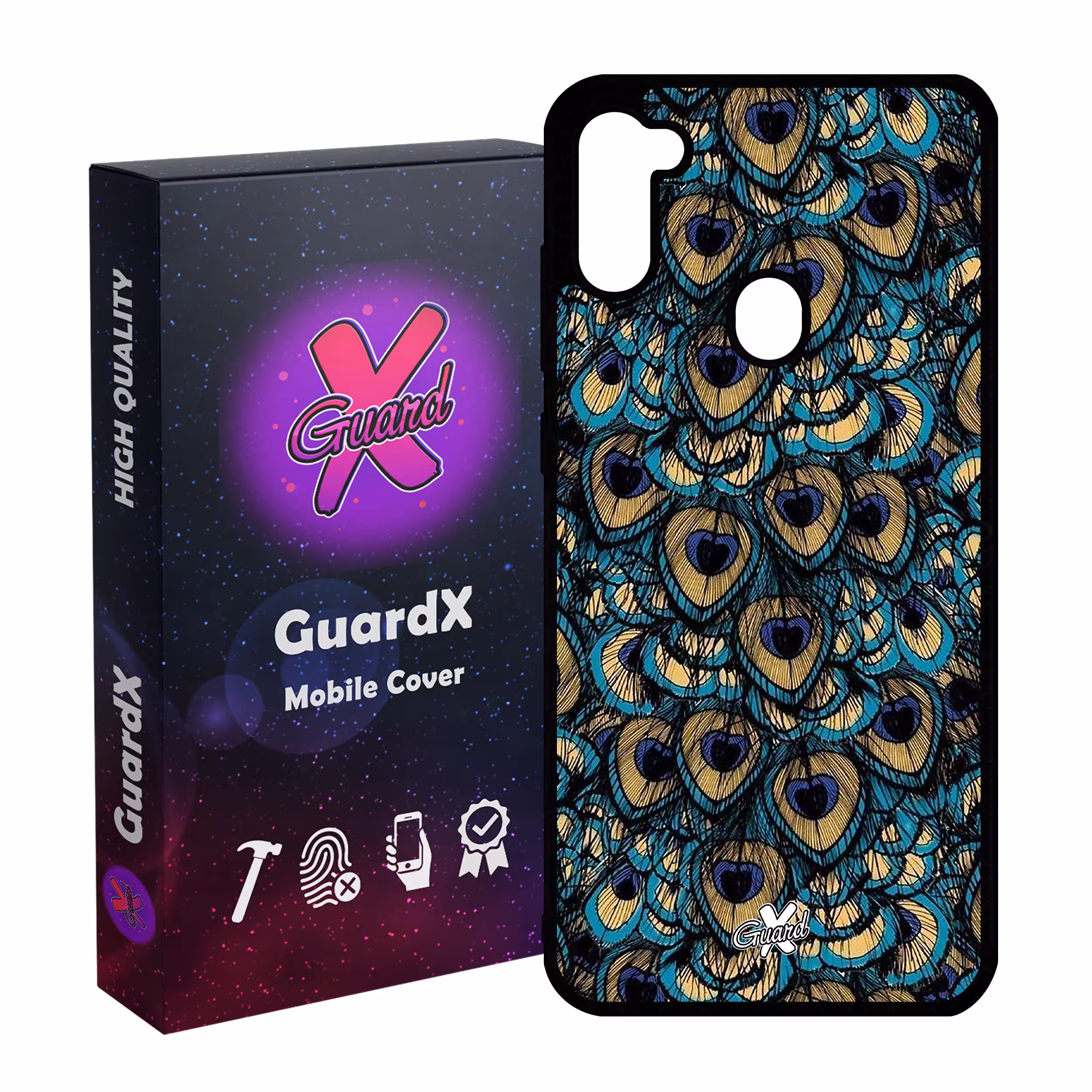 کاور گارد ایکس طرح Peacock مدل Glass10092 مناسب برای گوشی موبایل سامسونگ Galaxy A11 / M11