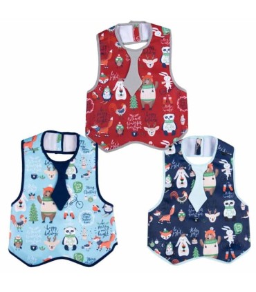 خرید اینترنتی جدیدترین پیشبند نوزاد پسرانه طرح دار Cocalo