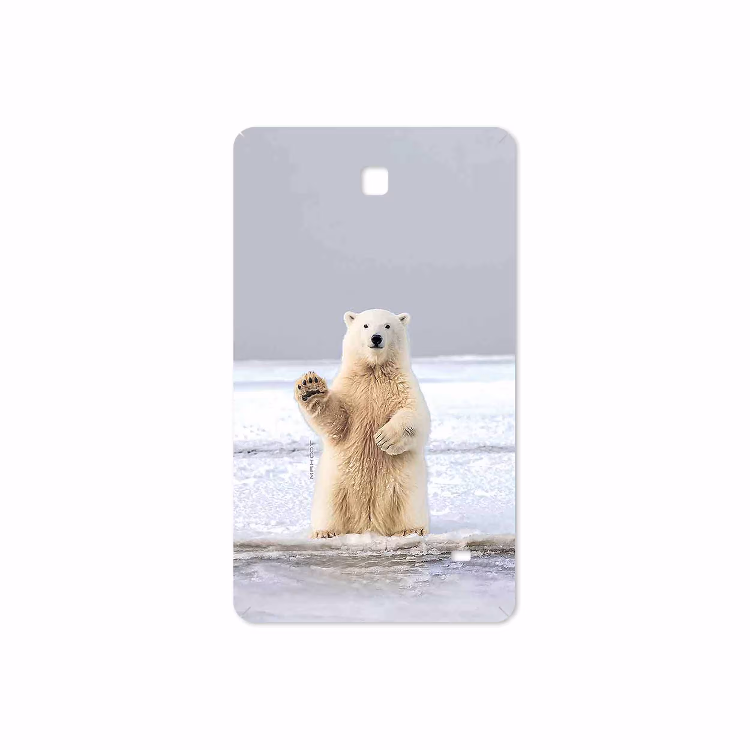 برچسب پوششی ماهوت مدل Polar bear مناسب برای تبلت سامسونگ Galaxy Tab 4 7.0 2014 T230