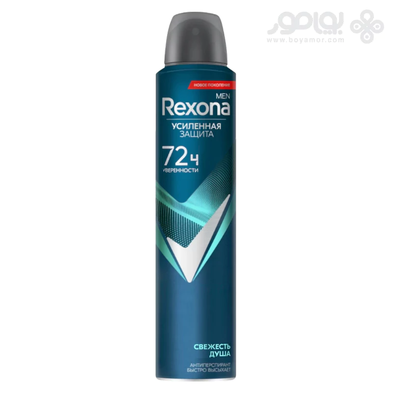 اسپری مردانه 72 ساعته رکسونا مدل SHOWER FRESH حجم 200 میل