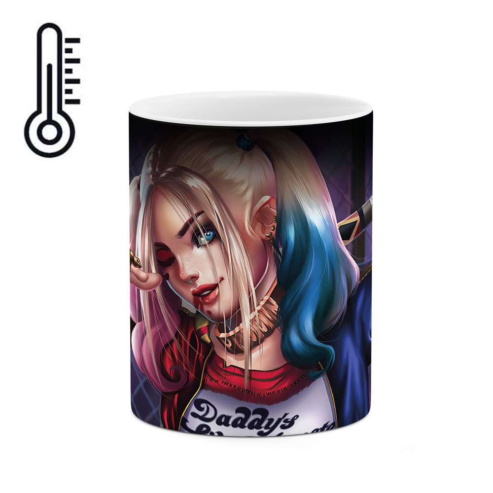 ماگ حرارتی طرح هارلی کویین مدل mgp00572