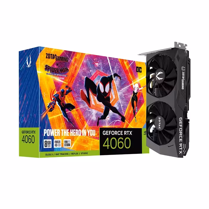 کارت گرافیک ZOTAC RTX 4060 SPIDER-MAN OC 8G   گارانتی اصلی