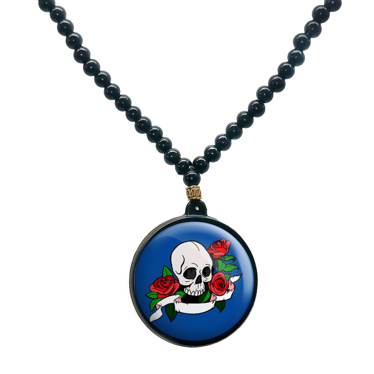 گردنبند پرمانه طرح اسکلت کد pmd.10622 مدل دو طرفه